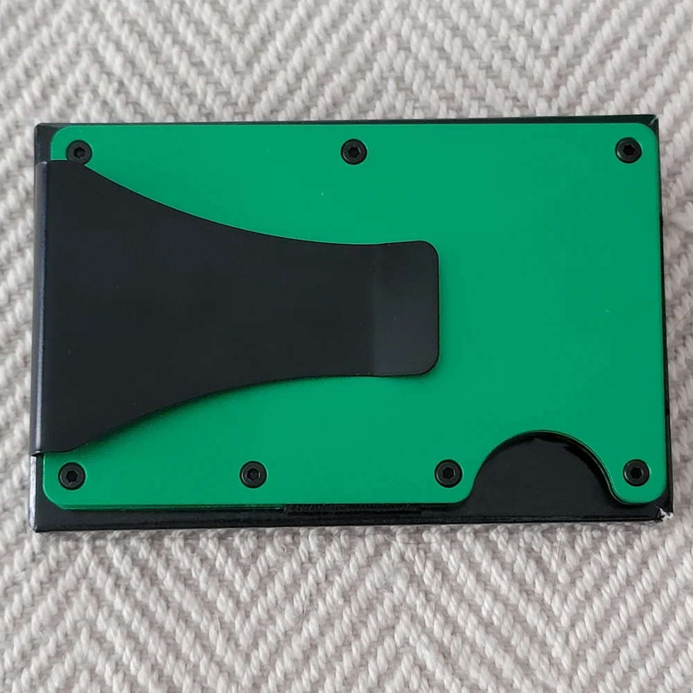 2nd Amendment Minimalist Card WalletAnodized Aluminum RFID Block!